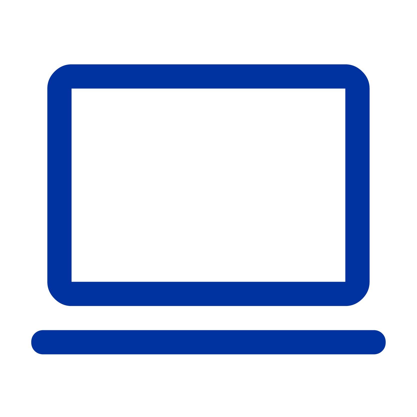 Computer Icon blue