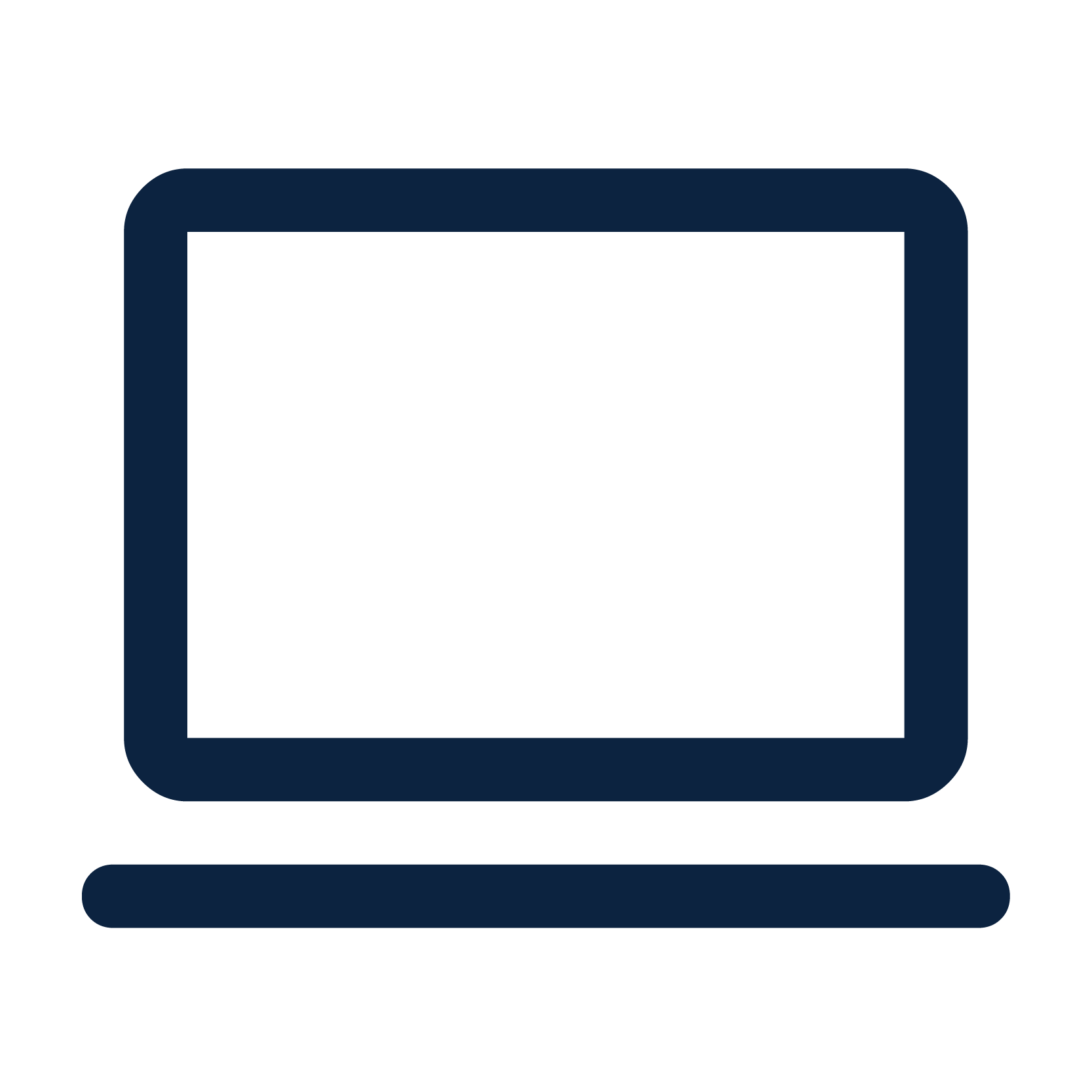 Computer Icon navy